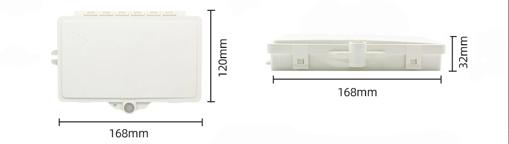 FTTH розподільний бокс на 2 волокна, 1 вхід 2 виходи